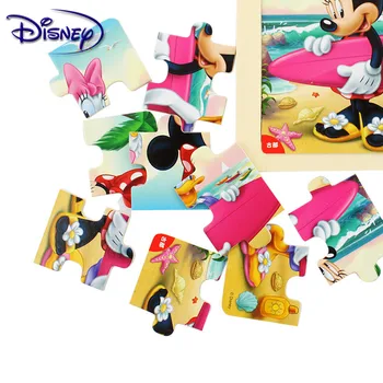 Disney Jucarii Din Lemn Puzzle Mickey/Printesa 9 Piese Din Lemn, Piese De Puzzle 2-3-4 Ani Copilul Vechi Puzzle