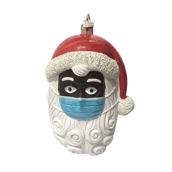 Decoratiuni De Craciun Pentru Casa Lui Moș Crăciun Poartă O Mască Ornament Pentru Pomul De Craciun De Anul Nou 2021 Fereastră Și Ușă Pandantiv