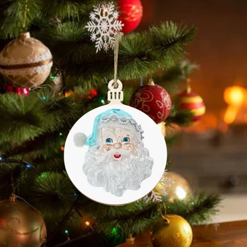 Decor De Crăciun Ornament Personalizat Din Lemn Decoratiuni Mascat Spală De Mână Copac Agățat Pandantive Pentru Acasă Decoruri