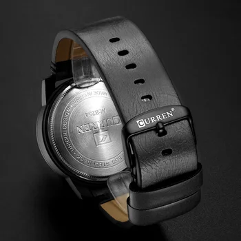 Top Brand de Lux CURREN Bărbați Ceas de Moda Prezent Ceas de mână din Piele rezistenta la apa Militare de Afișare a Datei Ceas reloj hombre