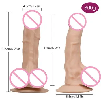 Jucarii Sexuale Penis Artificial Ventuza Realist Penis Artificial Dubla Penetrare Ejaculare Punctul G Și Clitorisul Stimulator Vibrator Anal Plug Pentru Adulți