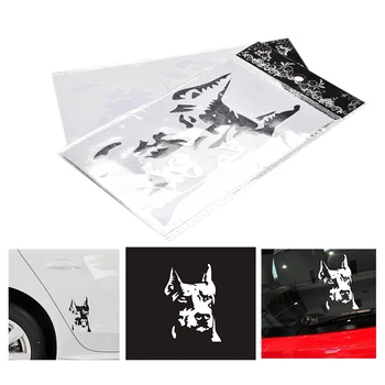 1 BUC Mașină de Decoratiuni Noi Desene animate câine de Companie câine reflectorizante Moda masini motociclete amuzant Autocolante, Decal Styling Accesorii