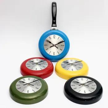 Fierbinte de Vânzare Bucatarie Colorate Ceas de Perete Metal Wall Clock în Mini Dimensiuni Transport Gratuit
