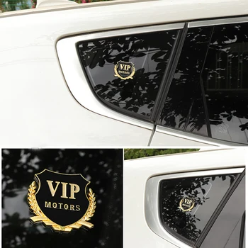 3D Logo-ul VIP MOTOARE Auto Metalic Chrome Emblema, Insigna Autocolant pentru Ford Focus, Fusion, dama de companie Kuga, Fiesta, Ecosport accesorii Auto
