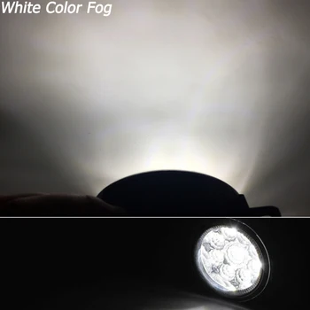 2 BUC de Styling Auto 9-Piese de Ceață cu LED-uri Lampa de Lumina pentru Peugeot iOn 2010-2012 2013 2016 2017 H11 12V cu Halogen proiectoare Ceata lumini de zi