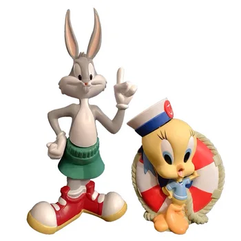 1995 looney tunes bugs bunny antic de colectare de jucării handmade model