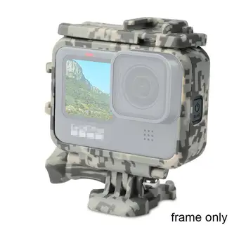 Protecție de Camuflaj Cadru Caz Rece Coajă Camo Protector 9 Pentru GoPro Accesorii Erou Shell ll Armata Locuințe Camera GoPro O8C5