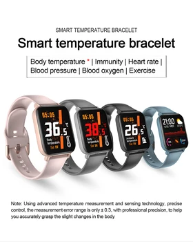 Temperatura corpului Inteligent Brățară Sport F25 Smartwatch Tensiunii Arteriale Monitorizarea ritmului Cardiac Apel Apelare Modul Sport Pas ip68