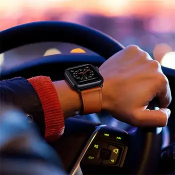 Curea pentru apple watch band 44mm 40mm 38mm 42mm curea de piele smart watchband încheietura mâinii brățara iwatch serie SE 6 5 4 3 42 mm 44 mm