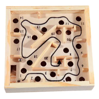 Mini Labirint De Lemn Tabla De Joc Minge În Labirint De Puzzle Realizate Manual, Jucării Noi Pentru Copii Jucarii Educative Jucărie Antistres
