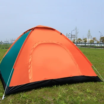 Pliere Automata Cort Pentru Camping În Aer Liber 3-4 Oameni Pe Plajă, Ușor Și Rapid Dubla Deschidere Automată Cort